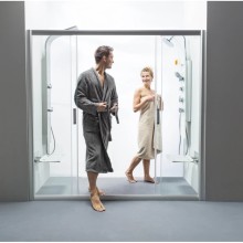 Душевые раздвижные двери Ravak Rapier NRDP4 180 сатин Transparent 0ONY0U00Z1