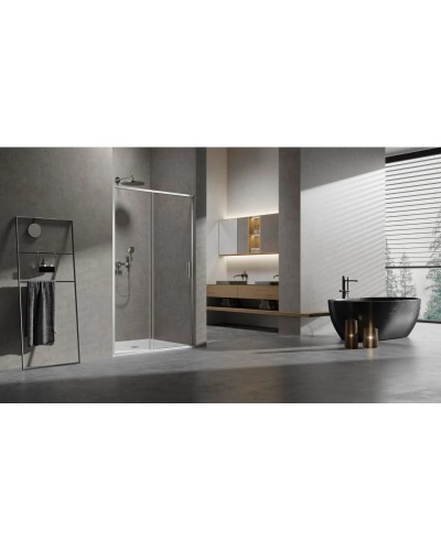 Душевая дверь Vincea Slim VDS-6SL110CL 110 см, профиль хром, стекло прозрачное