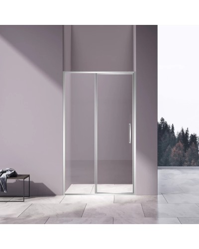 Душевая дверь Vincea Slim VDP-4SL120CL 120 см, профиль хром, стекло прозрачное