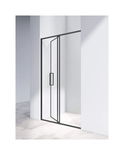 Душевая дверь Vincea Slim VDP-4SL120CLB 120 см, профиль черный матовый, стекло прозрачное