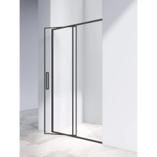 Душевая дверь Vincea Slim VDP-4SL120CLB 120 см, профиль черный матовый, стекло прозрачное