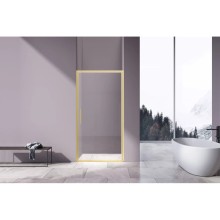 Душевая дверь Vincea Slim VDP-4SL900CLG 90 см, профиль золотой матовый, стекло прозрачное