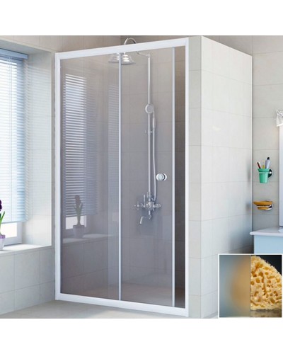 Душевая дверь в нишу Radomir 150 1-63-1-0-0-1111 профиль Белый стекло матовое