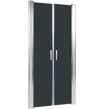 Душевая дверь в нишу River Suez 90 ТН 10000001558 профиль Матовый хром стекло тонированное