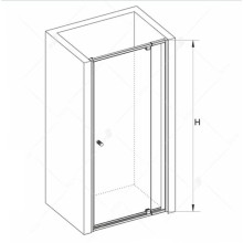 Душевая дверь RGW Passage PA-02 70 04080207-11 профиль Хром стекло прозрачное