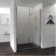 Душевая дверь в нишу RGW Passage PA-04 100 профиль Хром стекло прозрачное