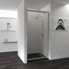 Душевая дверь в нишу RGW Passage PA-05 70 профиль Хром стекло прозрачное