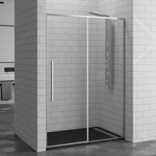 Душевая дверь в нишу RGW Stilvoll SV-12 100 профиль Хром стекло прозрачное
