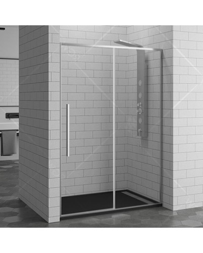 Душевая дверь в нишу RGW Stilvoll SV-12 120 профиль Хром стекло прозрачное