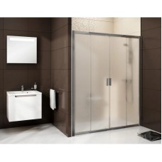 Душевые раздвижные двери Ravak Blix BLDP4 150 сатин Grape 0YVP0U00ZG