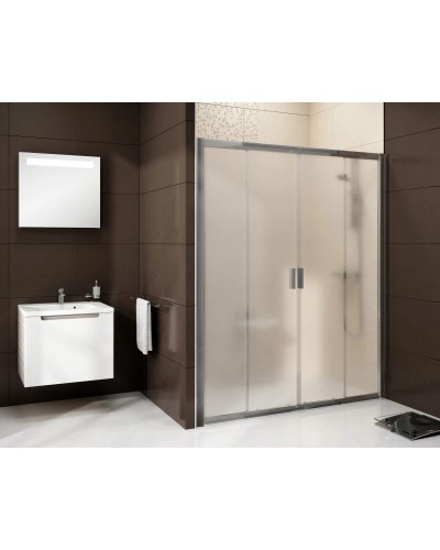 Душевые раздвижные двери Ravak Blix BLDP4 150 сатин Grape 0YVP0U00ZG