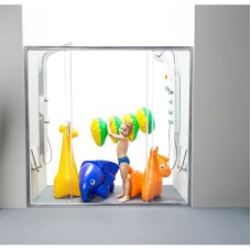 Душевые раздвижные двери Ravak Blix BLDP4 180 сатин Transparent 0YVY0U00Z1