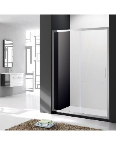 Душевая дверь в нишу Cezares Molveno BF-1 110 профиль Хром стекло прозрачное