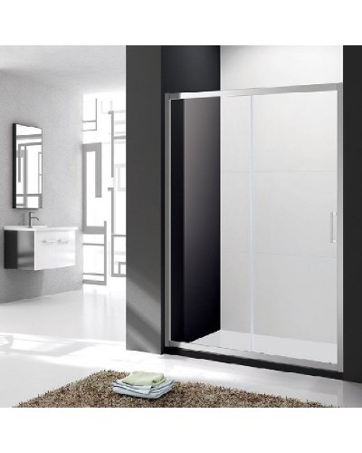 Душевая дверь в нишу Cezares MOLVENO-BF-1-120-P-Cr профиль Хром стекло матовое