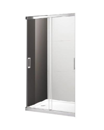 Душевая дверь в нишу Cezares Tandem Soft BF-2 120 профиль Хром стекло прозрачное