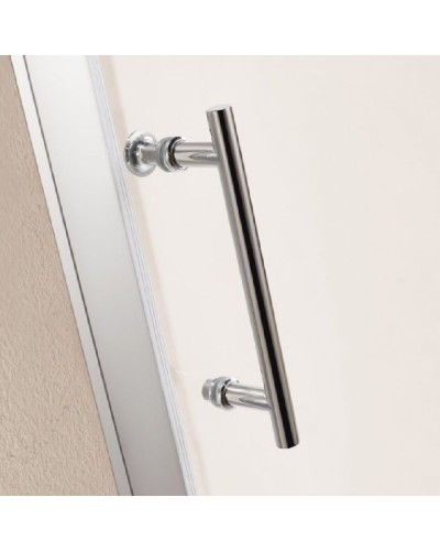 Душевая дверь в нишу Cezares Eco BF-1 120 профиль Черный стекло прозрачное