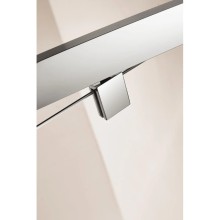 Душевая дверь распашная Cezares Eco 80 см текстурное стекло ECO-O-BA-1-80-P-Cr