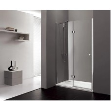 Душевая дверь распашная Cezares Verona 90 см текстурное стекло VERONA-W-B-12-90-P-Cr-L