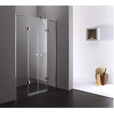 Душевая дверь распашная Cezares Verona 175 см текстурное стекло VERONA-W-B-22-180-P-Cr