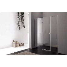 Душевая дверь распашная Cezares Verona 120 см текстурное стекло VERONA-W-B-13-30+60/30-P-Cr-L