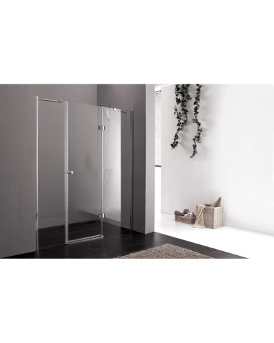 Душевая дверь распашная Cezares Verona 150 см текстурное стекло VERONA-W-B-13-30+60/60-P-Cr-R