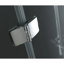 Душевая дверь распашная Cezares Verona 160 см текстурное стекло VERONA-W-B-13-40+60/60-P-Cr-R