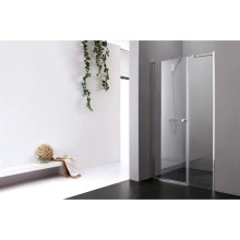 Душевая дверь распашная Cezares Elena 110 см текстурное стекло ELENA-W-B-11-30+80-P-Cr-L