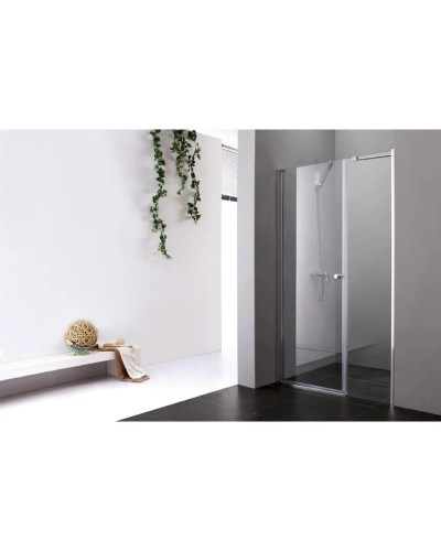 Душевая дверь распашная Cezares Elena 110 см прозрачное стекло ELENA-W-B-11-40+70-C-Cr