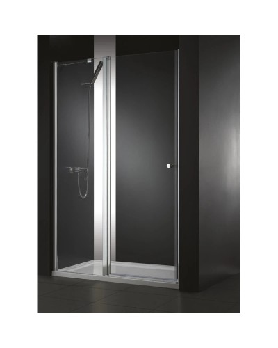 Душевая дверь распашная Cezares Elena 90 см текстурное стекло ELENA-W-B-12-90-P-Cr-L