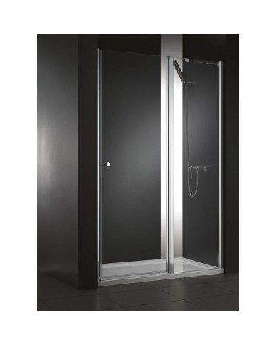 Душевая дверь распашная Cezares Elena 110 см текстурное стекло ELENA-W-B-12-110-P-Cr-R