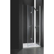 Душевая дверь складная Cezares Elena 80 см текстурное стекло ELENA-W-BS-12-80-P-Cr-R
