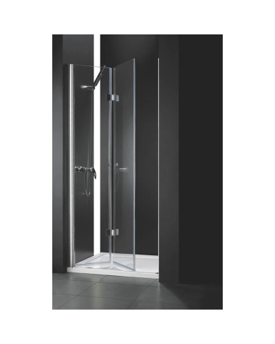Душевая дверь складная Cezares Elena 100 см текстурное стекло ELENA-W-BS-12-100-P-Cr-L