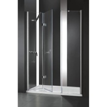 Душевая дверь складная Cezares Elena 140 см прозрачное стекло ELENA-W-BS-13-40+50/50-C-Cr