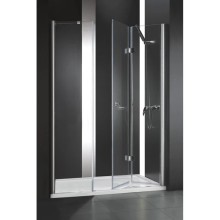 Душевая дверь складная Cezares Elena 140 см текстурное стекло ELENA-W-BS-13-60+40/40-P-Cr-R