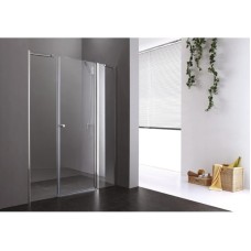 Душевая дверь распашная Cezares Elena 150 см текстурное стекло ELENA-W-B-13-30+60/60-P-Cr-R