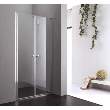 Душевая дверь распашная Cezares Elena 70 см текстурное стекло ELENA-W-B-2-70-P-Cr