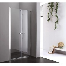 Душевая дверь распашная Cezares Elena 175 см текстурное стекло ELENA-W-B-2-180-P-Cr