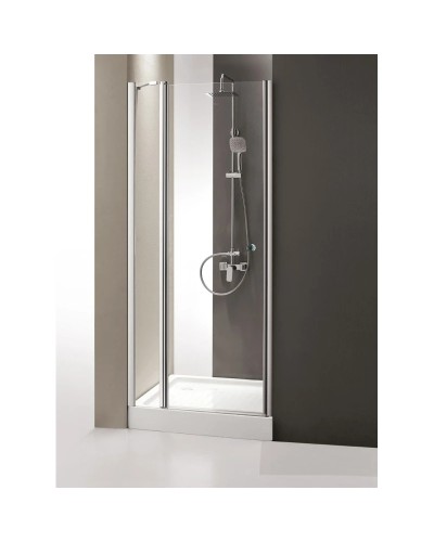 Душевая дверь распашная Cezares Triumph 90 см текстурное стекло TRIUMPH-D-B-12-90-P-Cr