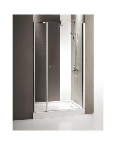 Душевая дверь распашная Cezares Triumph 90 см текстурное стекло TRIUMPH-D-B-11-30+60-P-Cr-R