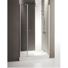 Душевая дверь распашная Cezares Triumph 130 см текстурное стекло TRIUMPH-D-B-11-60+70-P-Cr-R
