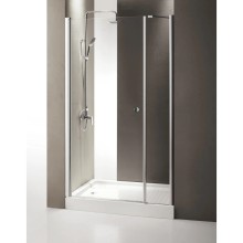 Душевая дверь распашная Cezares Triumph 155 см прозрачное стекло TRIUMPH-B-11-80+80-C-Cr-L