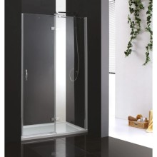 Душевая дверь распашная Cezares Bergamo 120 см текстурное стекло BERGAMO-W-B-12-120-P-Cr-R