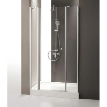 Душевая дверь распашная Cezares Triumph 160 см прозрачное стекло TRIUMPH-D-B-13-60+60/40-C-Cr-L
