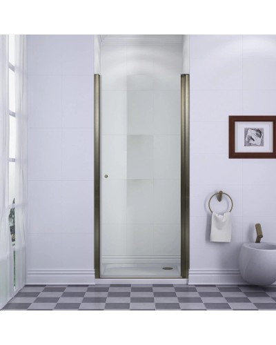 Душевая дверь распашная Cezares Pordenone 70 см текстурное стекло PORDENONE-B-1-70-P-G-R