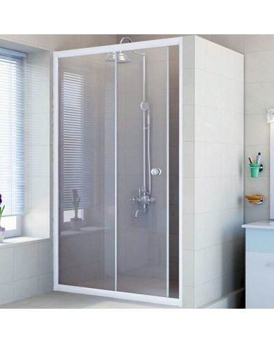 Душевая дверь в нишу Radomir 150 1-63-1-0-0-1110 профиль Белый стекло прозрачное