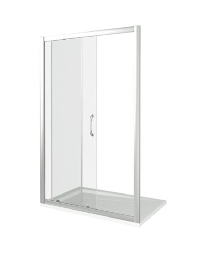 Душевая дверь в нишу Good Door Neo WTW-130-C-CH 130х185 профиль Хром стекло прозрачное