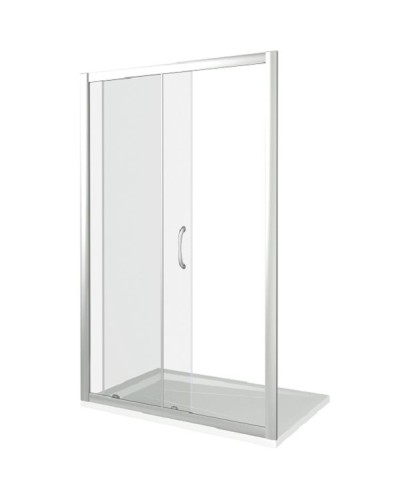 Душевая дверь в нишу Good Door Neo WTW-140-C-CH 140х185 профиль Хром стекло прозрачное