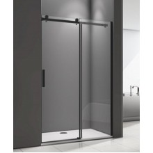 Душевая дверь в нишу Good Door Galaxy WTW-130-C-B 130 профиль Черный стекло прозрачное
