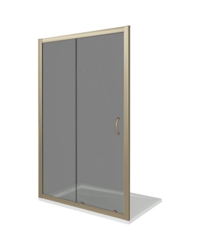 Душевая дверь в нишу Good Door Jazze WTW-110-B-BR 110 профиль Бронза стекло тонированное