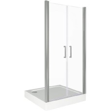 Душевая дверь в нишу Good Door Fantasy SD-80-C-CH 80 профиль Хром стекло прозрачное